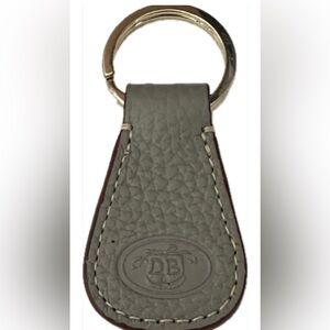 Dooney & Bourke Taupe Leather Key Holder